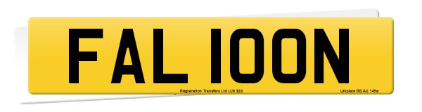 Registration number FAL 100N